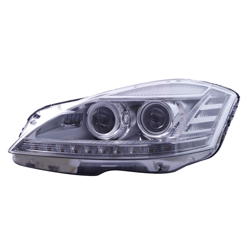 Right Hand Drive  W211 double lens original headlight C180 C200  upgrade LED headlight for Mercedes Benz 15-21 S Class