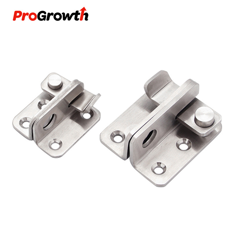 304 Stainless Steel Large Door Latch Right Left Furniture Hardware Anti Theft Safety Bolt Room Window Lock Catch Hasp