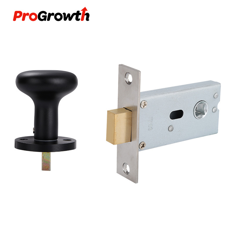 Invisible door lock space aluminum alumina concealed bedroom door living room wall double sided lock keyless handle