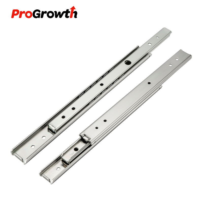 20mm wide drawer slide KC-284 two section three section steel IDA63 light load guide rail furniture track 200000