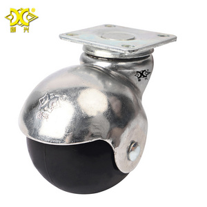 1 Inch Round Ball Plate PP Casters Office Furniture Hardware Light Duty  Swivel Caster Wheels 1.5 Inches 2IN Wheel Castors