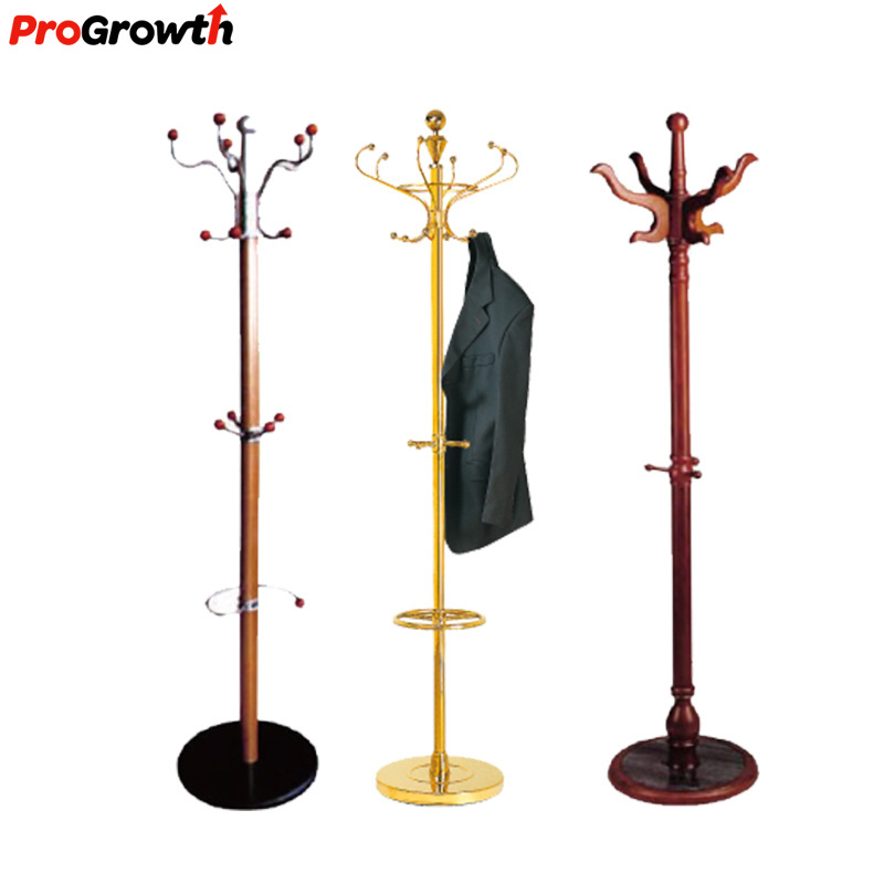 Hotel Room Clothes Hanger Household Luxury Bedroom Coat Rack Single Rod Standing Hat Hanger