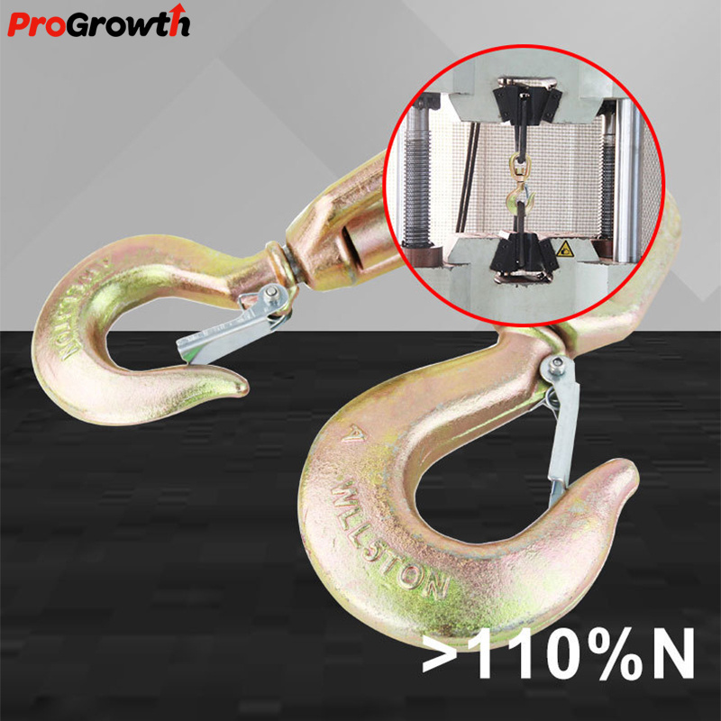 American Universal Rotary Forging Hook Cargo Lifting Hook Accessories Eye Shaped Container Lifting Sling Hooks G80