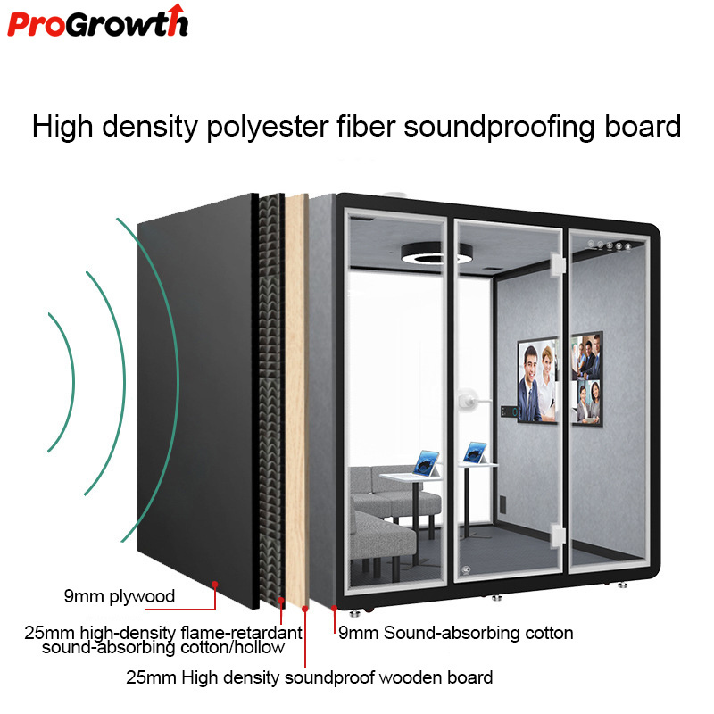 Movable Soundproof Room Home Phone Booth Studio Mute Room Piano Practice Small Office Rooms