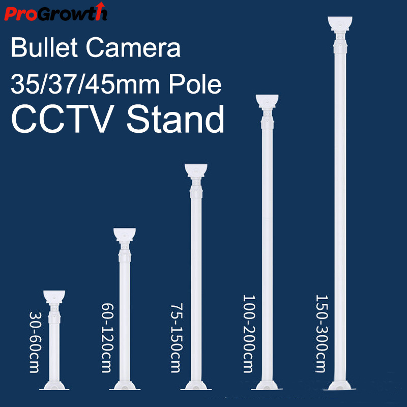 Monitor Telescopic Support Brackets Universal Alloy Pole 35/37/45mm Bullet Dome Camera Security Surveillance CCTV Stand