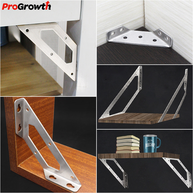 Hollow Triangle Corner Brace Fixed Angle Iron Support Frame Multi Functional Inverted Bracket Furniture Hardware Shelf Bracket