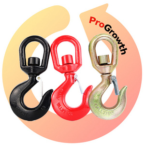 American Universal Rotary Forging Hook Cargo Lifting Hook Accessories Eye Shaped Container Lifting Sling Hooks G80