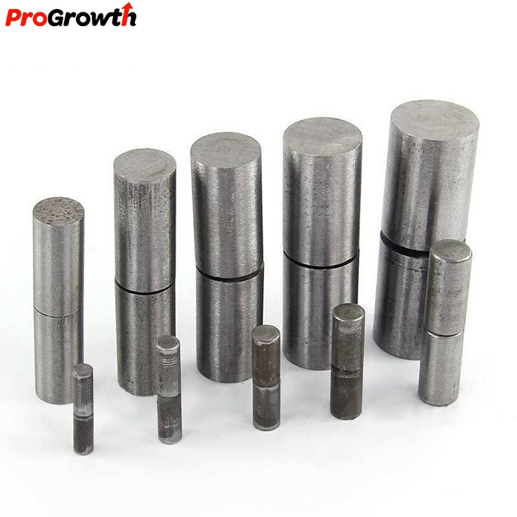 8mm-60mm Cylindrical Iron Welding Flush Hinge Detachable Furniture Steel Gate Heavy Duty Door Hinges Hardware