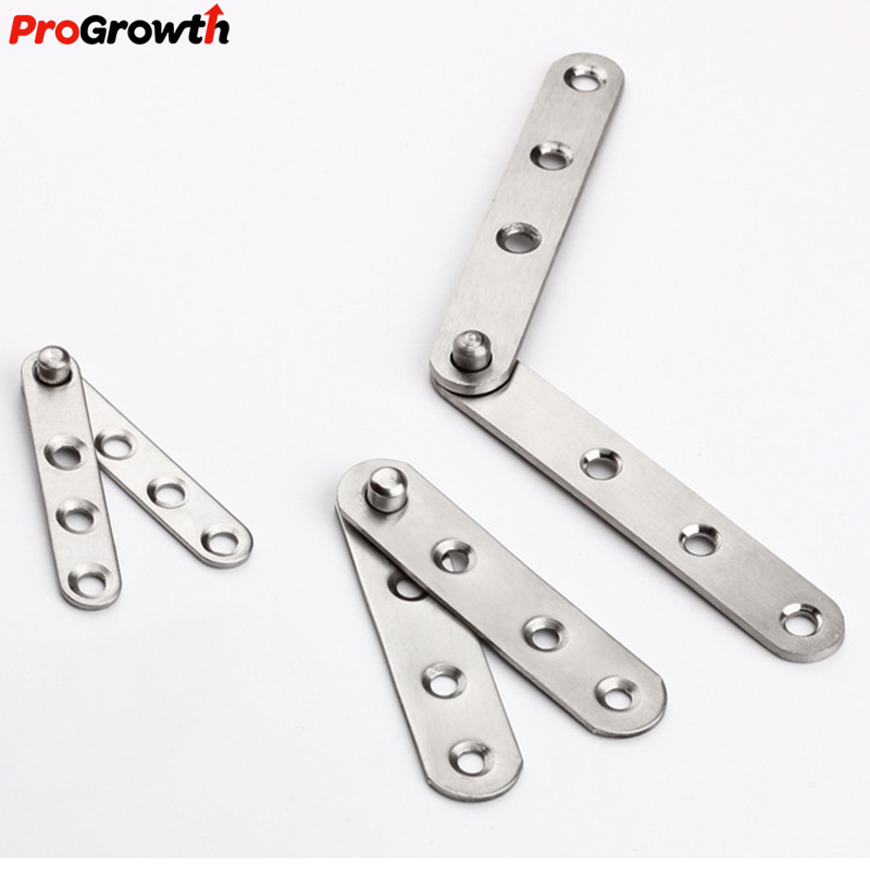 Thickened Straight Hinge Stainless Steel Pivot Hinge Furniture Hardware Flipping Door Upper Lower Flush Hinges Accessories