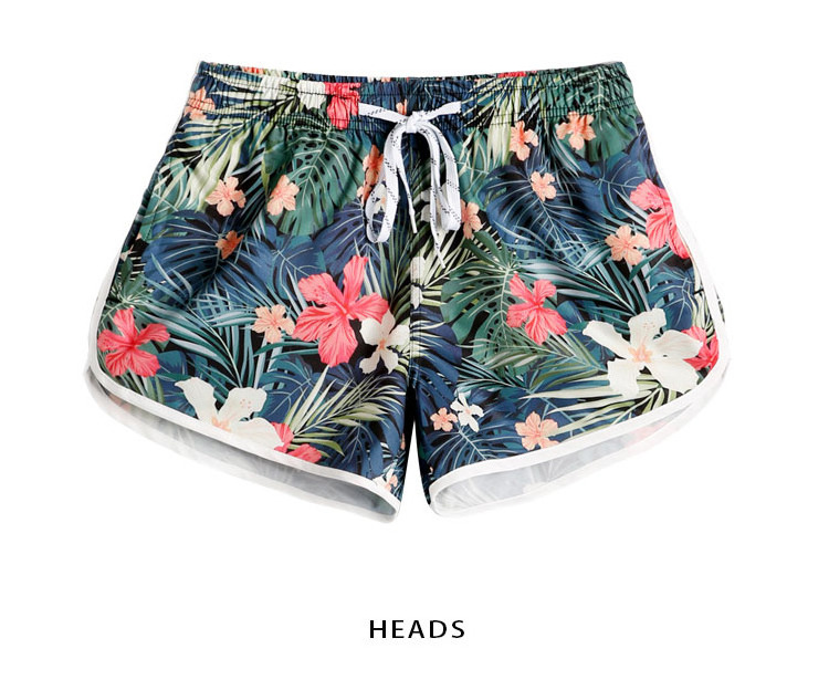 2022 Summer New Design Sublimation Printing Polyester Swim Trunks Color Changing Surf Beach Volleyball Shorts For women