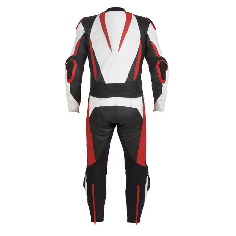 2022 Customized Motorbike Leather Suits cowhide leather red and black motorbike leather suit custom made racing Track suit