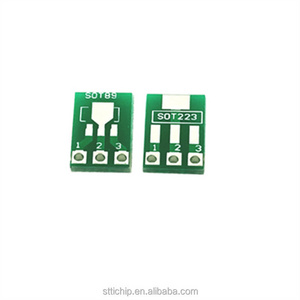 Electronic components, IC chips,SOT89 to DIP switching 1.5mm pitch pin PCB conversion board SOT223