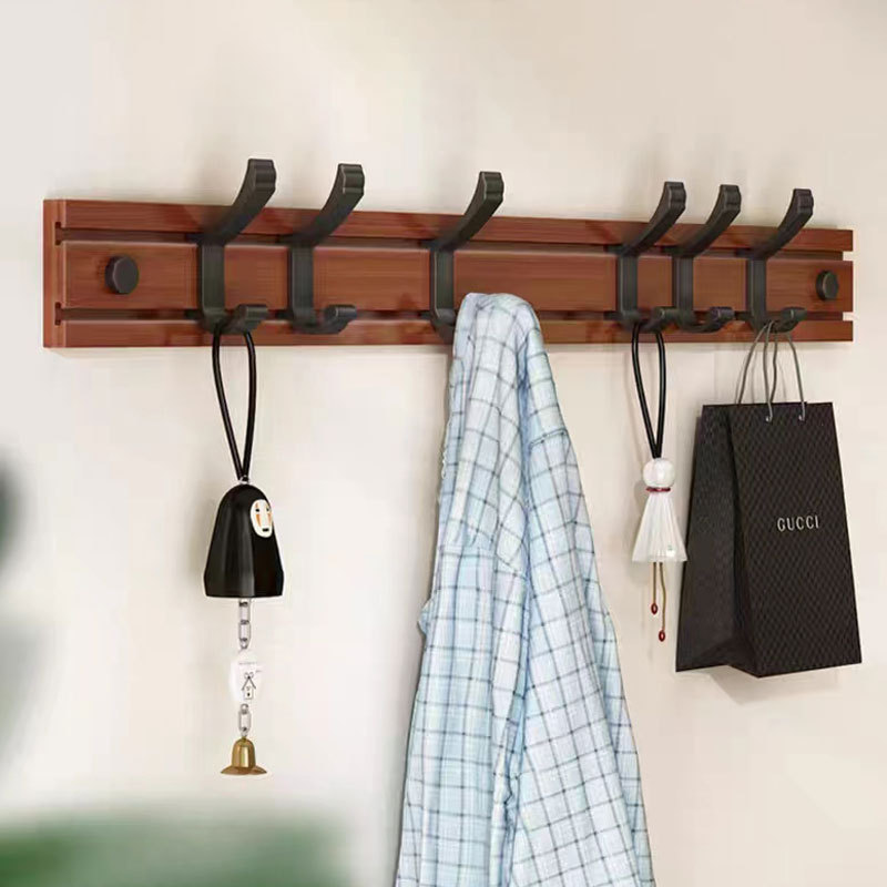 Rustic Theme Elegant Stylish Rear Door Hooks For Decorative Organizer Display Home Towel Clothes Hat Storage Use