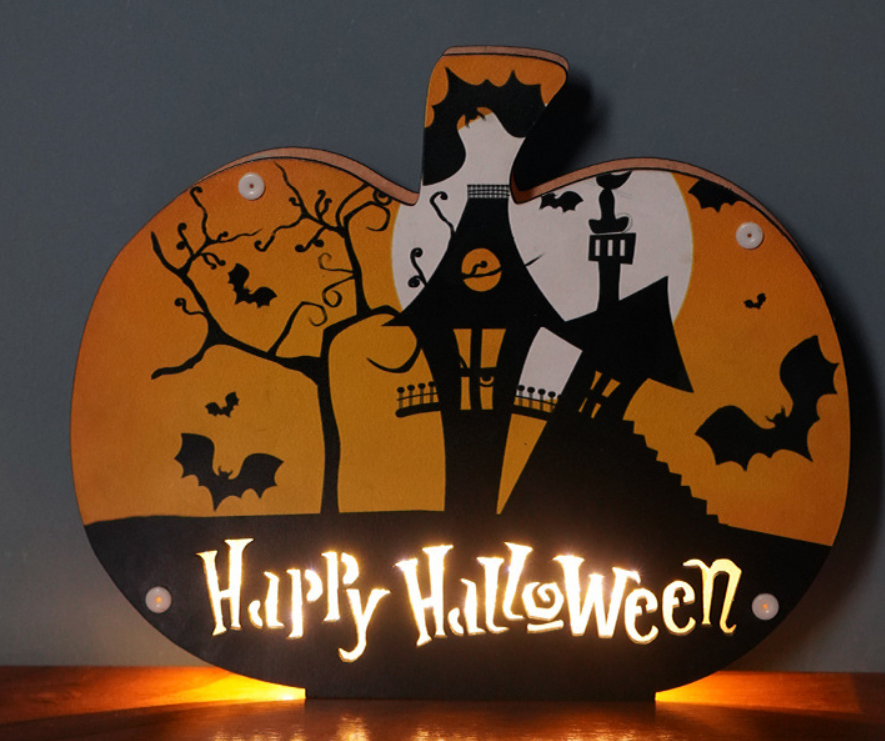 Halloween Wall Hanging LED Lights for Spooky and Festive Halloween Holiday Decoration Party Supplies