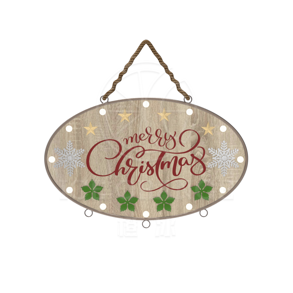 Christmas Wall Art Decorative Sign Front Door Decoration for Holiday  Farmhouse Metal Hanging Sign for Christmas Tree