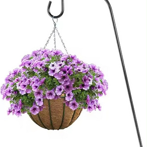 Outdoor Plant Hanger Stand Deck Planting Garden Plants Hangers Hanging Basket Stands