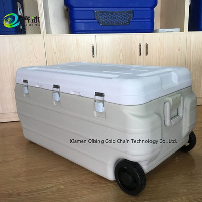 factory  wheel roto cooler rotomolded ice cooler box ice box Plastic pu foam Outdoor ice chest cooler With Handle