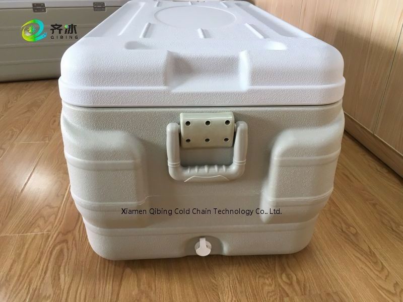 factory  wheel roto cooler rotomolded ice cooler box ice box Plastic pu foam Outdoor ice chest cooler With Handle