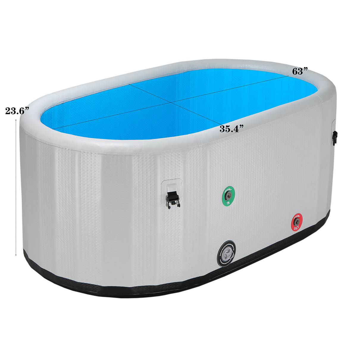 Outdoor Portable ice bath tub inflatable For Recovery Cold Water Therapy Hot bath Athletes Foldable Bathtub Adult Plunge Pool