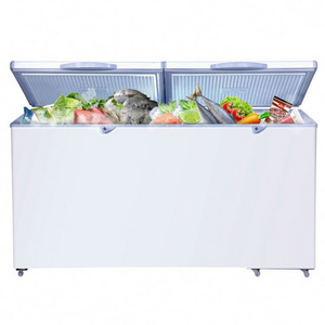 420L Best Price Top Open Solid Door Top Open Chest Freezers Deep With Lock