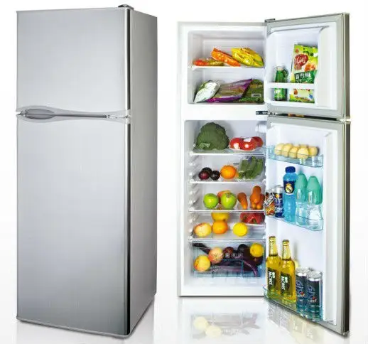 102L New Models Energy Saving Top Mounted Double Door Refrigerator And Freezers Home Portable