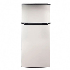 210L 7.4 Cu.Ft Cheap Price With Handle Home Use Double Door Round Mini Fridge