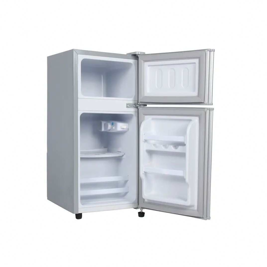 102L New Models Energy Saving Top Mounted Double Door Refrigerator And Freezers Home Portable