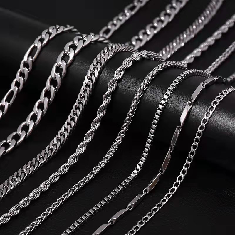 Wholesale Silver Jewelry cadena de plata 925 Custom Gold Cuban Link Chain Necklaces for Women Men 925 Sterling Silver Jewelry