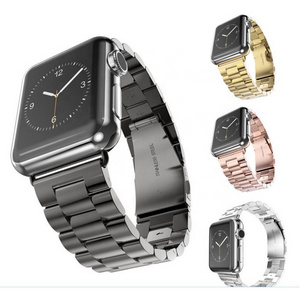 Stainless Steel Metal Watch Strap Business Replacement Watch Band Strap for Apple Watch iwatch