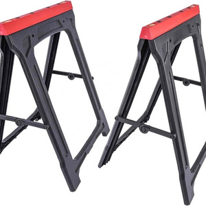 Weather Resistant Polypropylene to Provide Superior Support and A Stable Solid Work Surface Folding Worktable Sawhorse