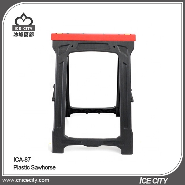 2024 Hot Sale Plastic Adjustable Folding Sawhorse Support with Folding