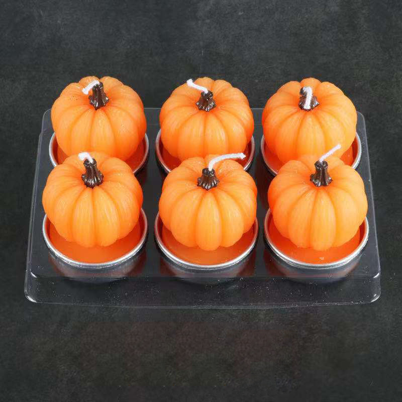 Halloween Candles Decorative Candles Pumpkin Scented Candles For Wholesale