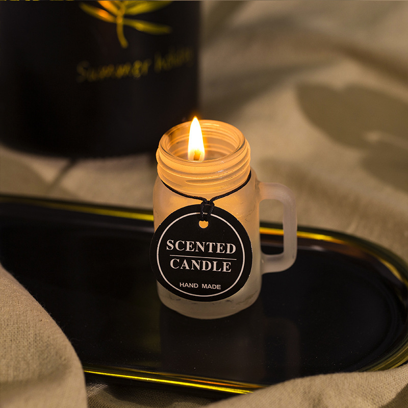 Colored Small Size Custom Scented Candle Logo Scented Candles Low MOQ Natural Scented Candles