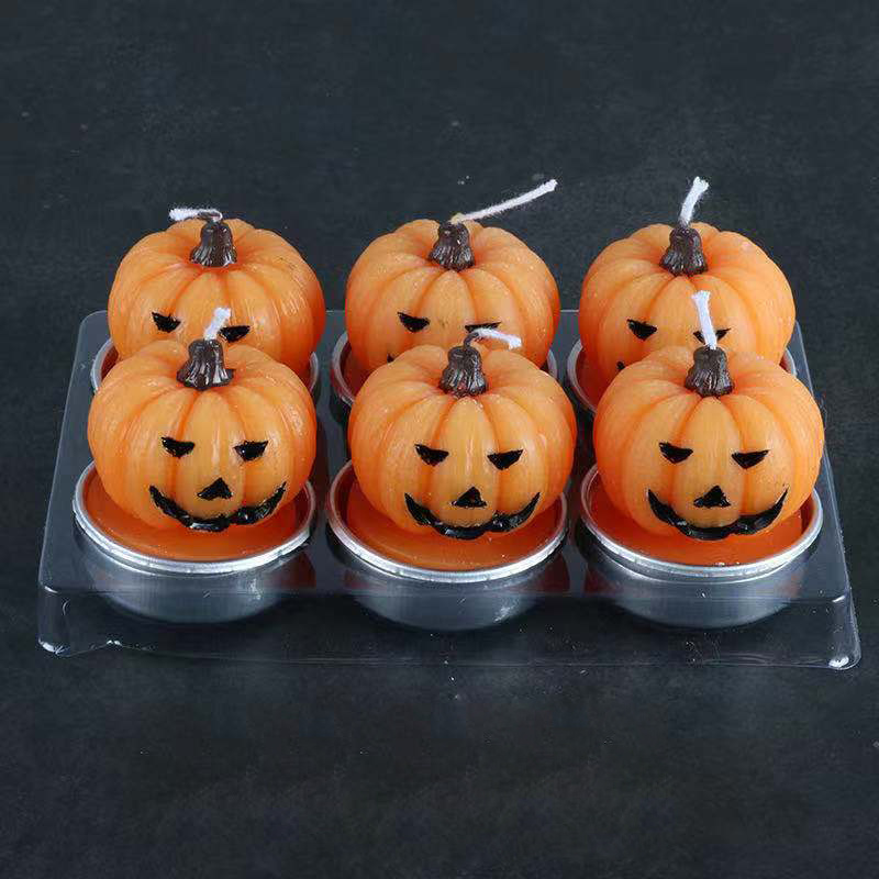 Halloween Candles Decorative Candles Pumpkin Scented Candles For Wholesale