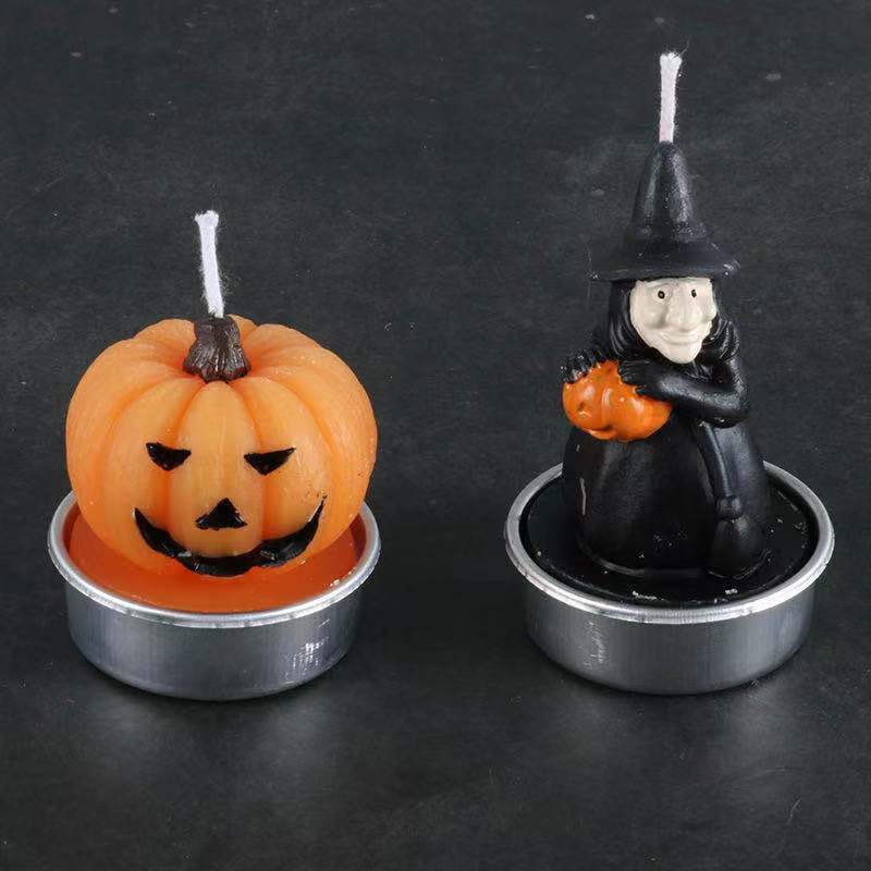 Halloween Candles Decorative Candles Pumpkin Scented Candles For Wholesale