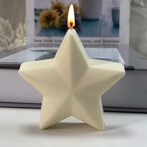 New Arrival Private Label Luxury Five Pointed Star Soy Wax Beeswax Candles Scented