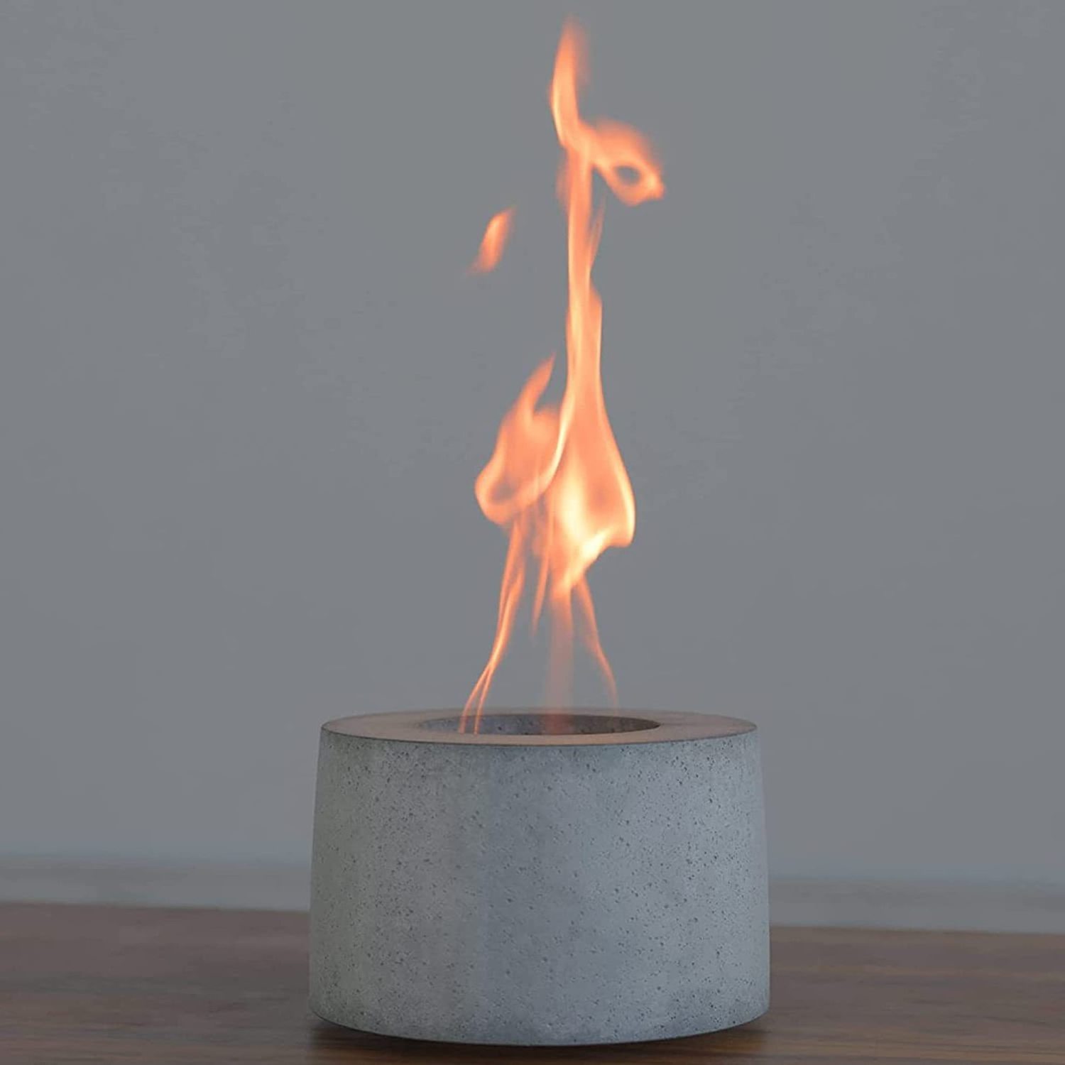 Tabletop Rubbing Fireplace Indoor Outdoor Fire Pit Mini Portable Concrete Bowl Pot Fireplace