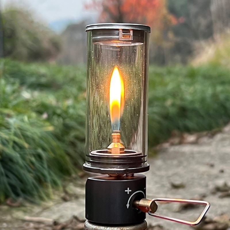 Outdoor Camping Atmosphere Candle Lamp Tent Gas Lamp Camping Lantern