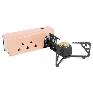 Foldable Portable Butane Stove Outdoor Gas Stove Compact Butane Burner suitable for Camping Kitchen