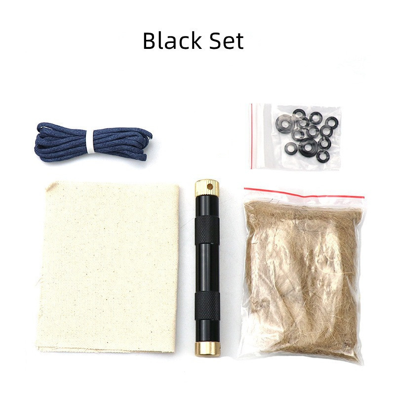 Outdoor Fire Piston Emergency Fire Starter Set Tools With Outdoor Bushcraft Fire making Kit EDC Kit