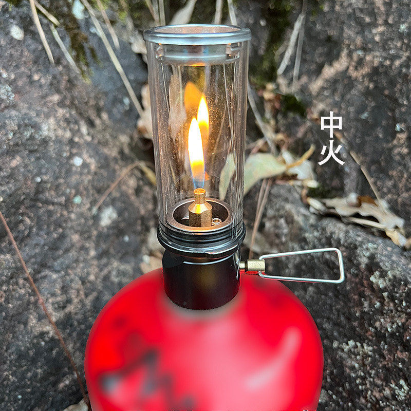 Outdoor Camping Atmosphere Candle Lamp Tent Gas Lamp Camping Lantern