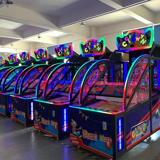 Down the Clown Arcade Redemption Tickets Coin Operated Games Machines