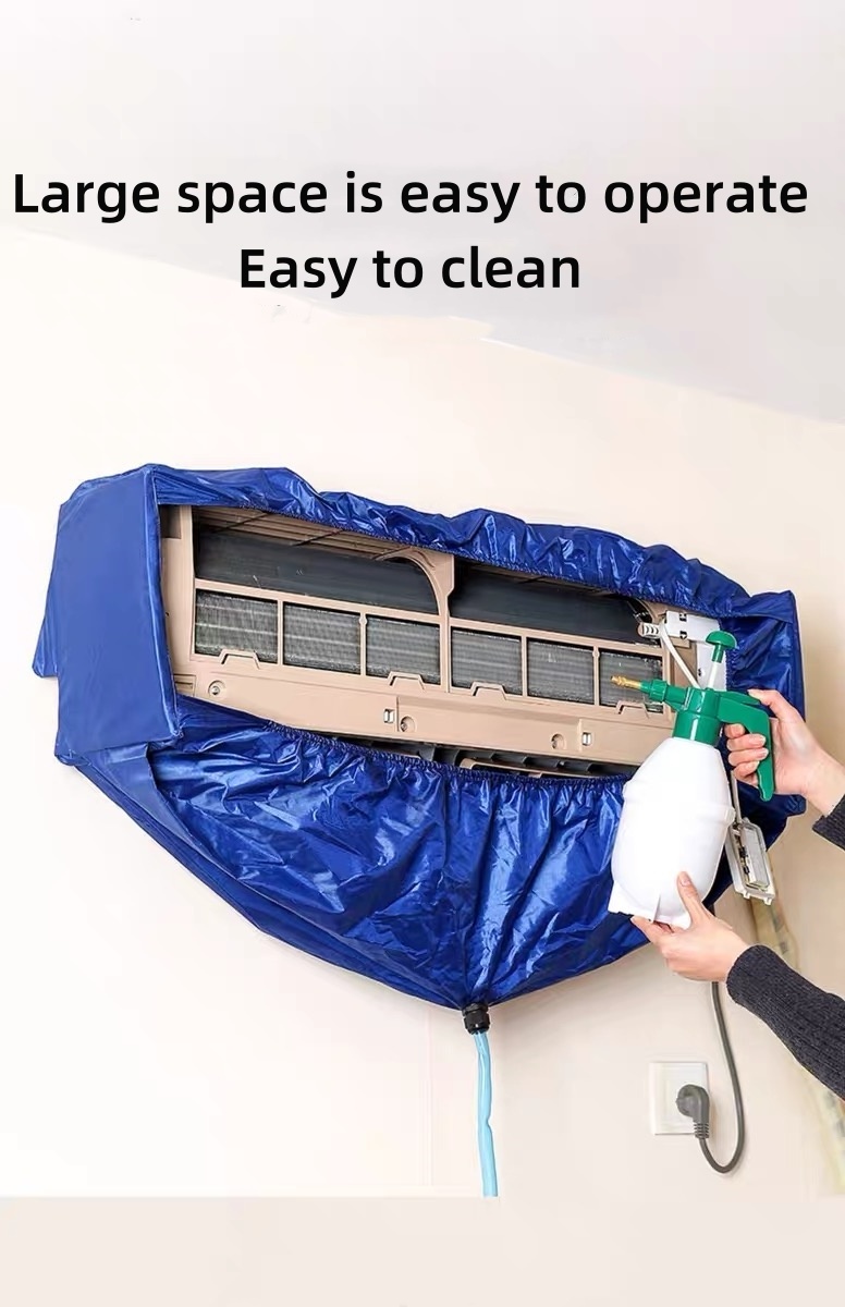 Air Conditioner Cleaning Cover Kit, Waterproof Dust Washing Clean Protector Bag for 9000btu to 18000btu AC Units