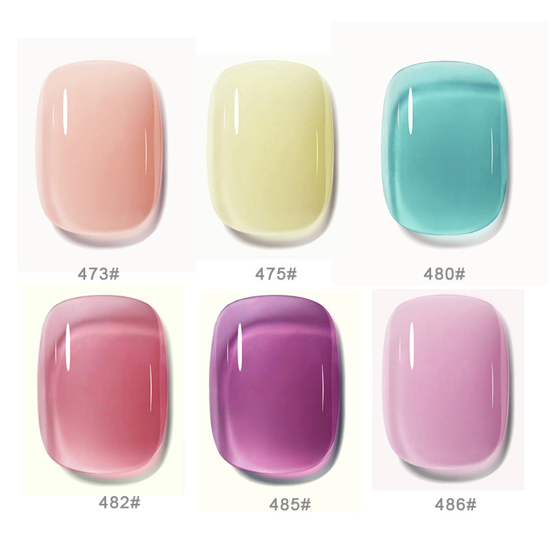 IMTITI Wholesale Nail Products Organic Summer Collection Transparent Color Soak off Nail Painting Clear Nail Gel Polish UV Gel