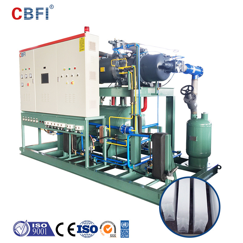 r22 refrigerant 40 Tons block ice manufacturing plant