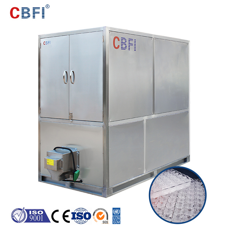 Commercial 1 ton cube ice maker machine For Restaurants