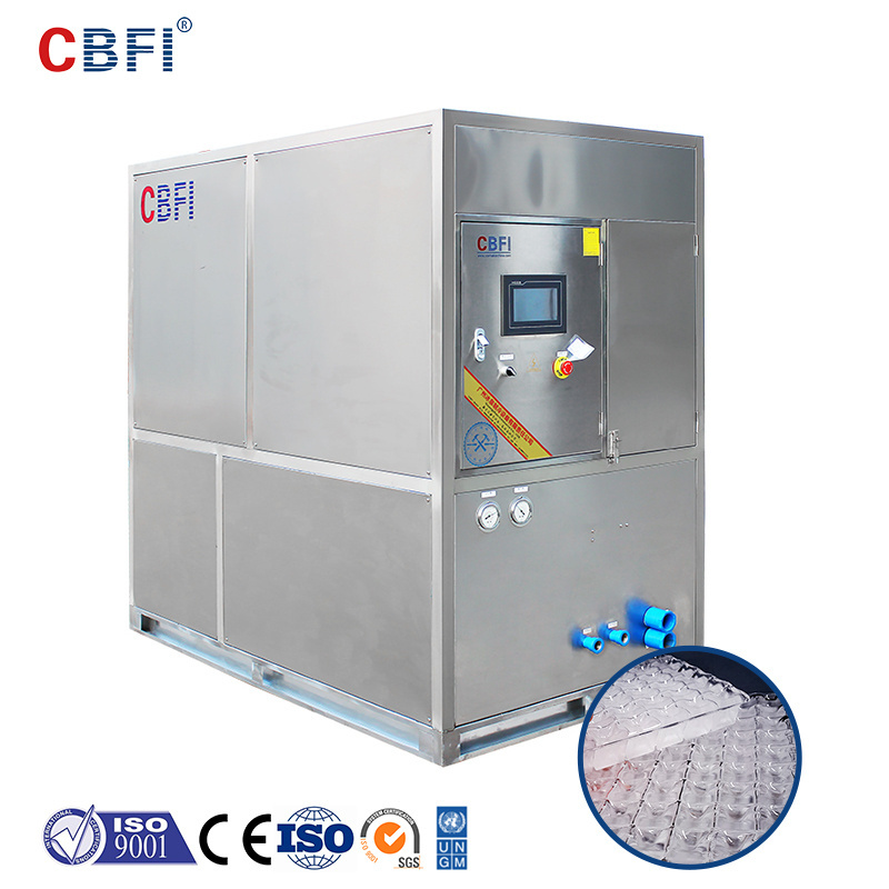 Commercial 1 ton cube ice maker machine For Restaurants