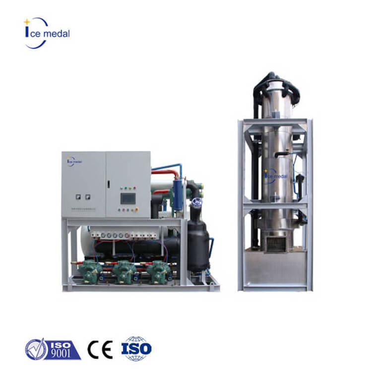 Icemedal IMT10 10t/day industrial tube ice machine for ice factory crystal  new ice tube maker machine mesin es kristal