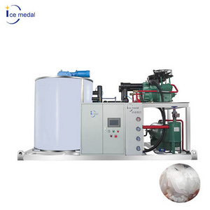 ICEMEDAL Customized 1ton to 30ton seawater ice machine for fishing Industrial Ice Flake Machine flake ice making machine