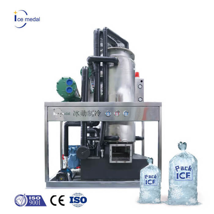 ICEMEDAL IMT5 5000kg per day Ice tube ice making machine for drinks maquina fabricadora de hielo industrial ice crystal machine